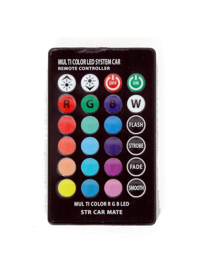 نظام إضاءة LED متعدد الألوان للسيارة مع جهاز تحكم عن بعد، موديل T10 - Image 1